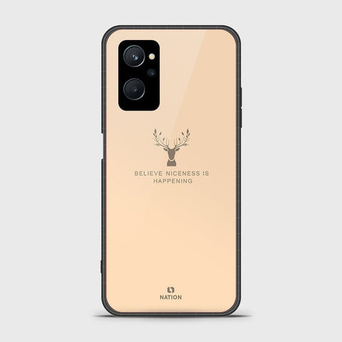 Realme 9i Cover - Nice Series - HQ Ultra Shine Premium Infinity Glass Soft Silicon Borders Case