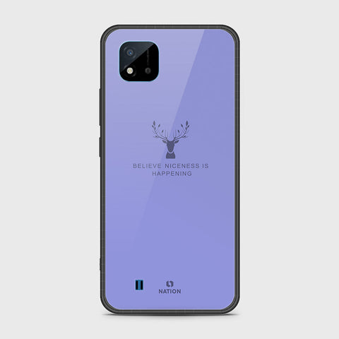 Realme C11 2021 Cover- Nice Series - HQ Ultra Shine Premium Infinity Glass Soft Silicon Borders Case