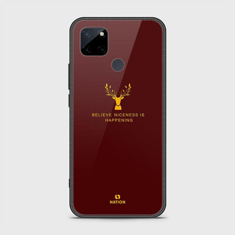 Realme C21Y Cover- Nice Series - HQ Ultra Shine Premium Infinity Glass Soft Silicon Borders Case