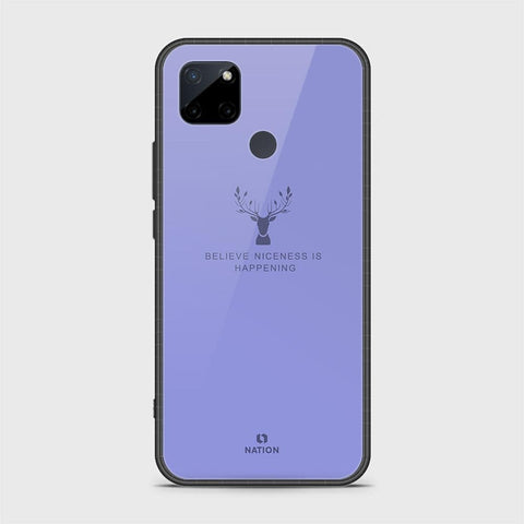 Realme C21Y Cover- Nice Series - HQ Ultra Shine Premium Infinity Glass Soft Silicon Borders Case