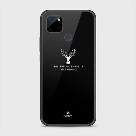 Realme C25Y Cover- Nice Series - HQ Ultra Shine Premium Infinity Glass Soft Silicon Borders Case