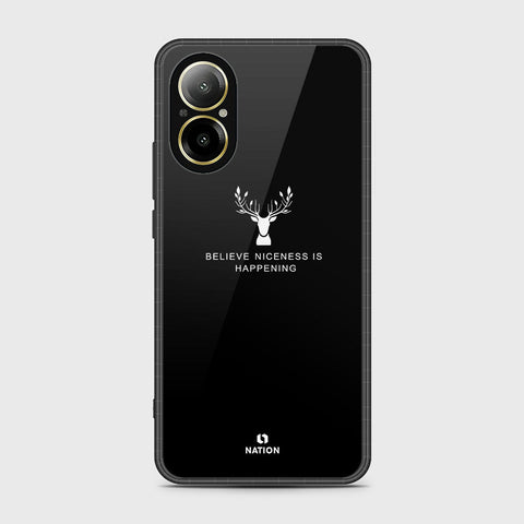 Realme C67 4G Cover- Nice Series - HQ Ultra Shine Premium Infinity Glass Soft Silicon Borders Case