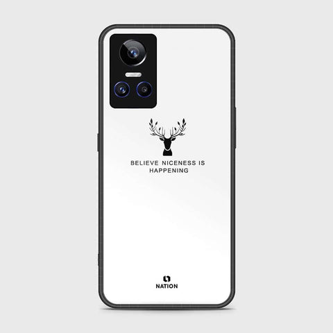 Realme GT Neo 3 Cover- Nice Series - HQ Ultra Shine Premium Infinity Glass Soft Silicon Borders Case