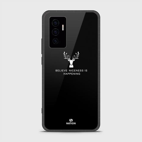 Vivo V23e Cover- Nice Series - HQ Ultra Shine Premium Infinity Glass Soft Silicon Borders Case