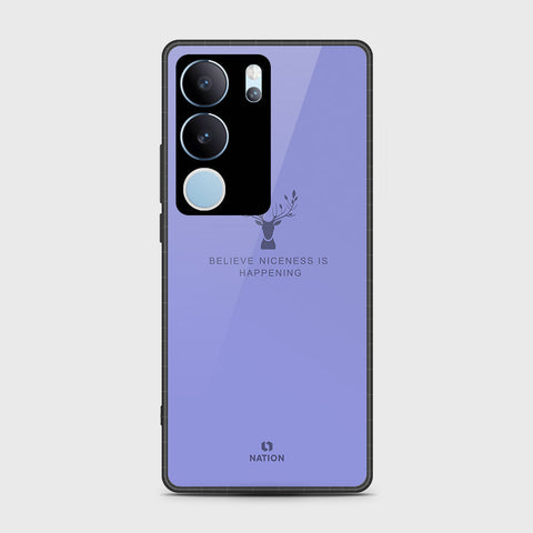 Vivo V29 Pro Cover- Nice Series - HQ Ultra Shine Premium Infinity Glass Soft Silicon Borders Case