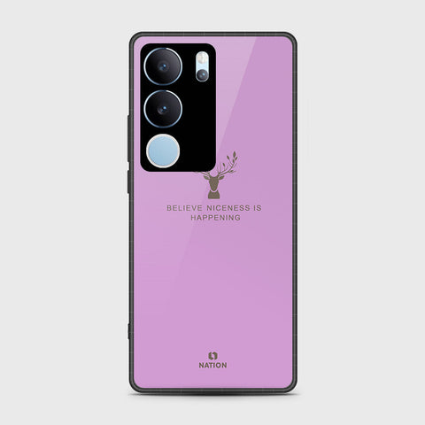 Vivo V29 Pro Cover- Nice Series - HQ Ultra Shine Premium Infinity Glass Soft Silicon Borders Case