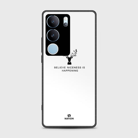 Vivo V29 Pro Cover- Nice Series - HQ Ultra Shine Premium Infinity Glass Soft Silicon Borders Case