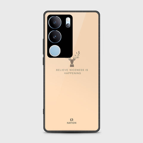 Vivo V29 Pro Cover- Nice Series - HQ Ultra Shine Premium Infinity Glass Soft Silicon Borders Case