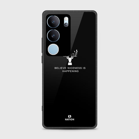 Vivo V29 Pro Cover- Nice Series - HQ Ultra Shine Premium Infinity Glass Soft Silicon Borders Case