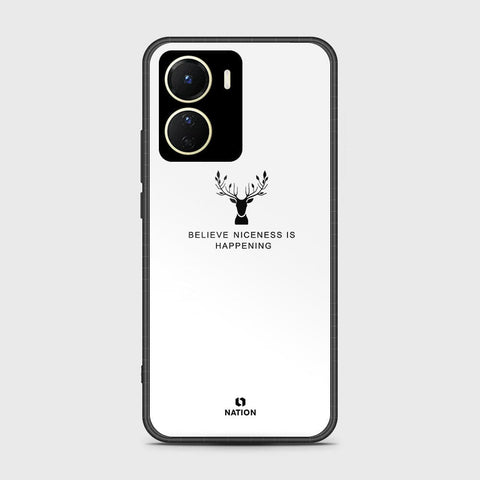 Vivo Y16 Cover- Nice Series - HQ Ultra Shine Premium Infinity Glass Soft Silicon Borders Case