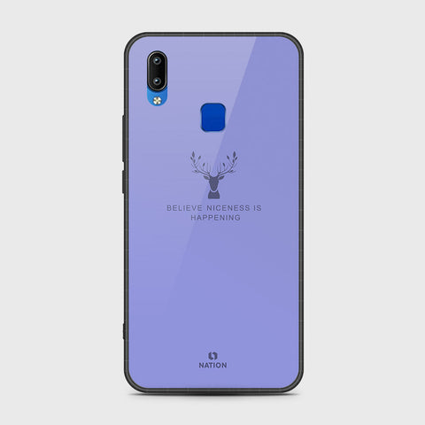 Vivo Y91i Cover- Nice Series - HQ Ultra Shine Premium Infinity Glass Soft Silicon Borders Case