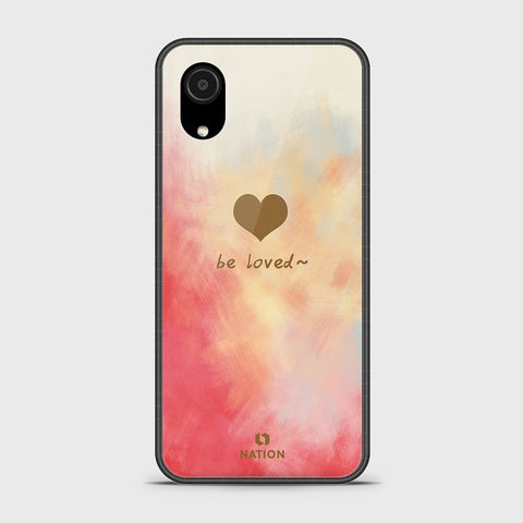 Samsung Galaxy A03 Core Cover - Onation Heart Series - HQ Ultra Shine Premium Infinity Glass Soft Silicon Borders Case