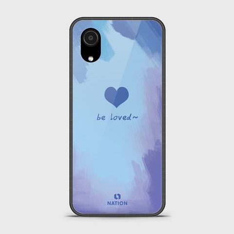 Samsung Galaxy A03 Core Cover - Onation Heart Series - HQ Ultra Shine Premium Infinity Glass Soft Silicon Borders Case