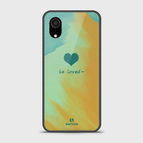 Samsung Galaxy A03 Core Cover - Onation Heart Series - HQ Ultra Shine Premium Infinity Glass Soft Silicon Borders Case