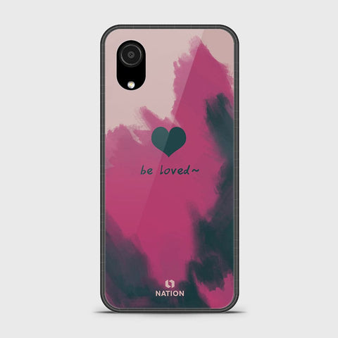 Samsung Galaxy A03 Core Cover - Onation Heart Series - HQ Ultra Shine Premium Infinity Glass Soft Silicon Borders Case