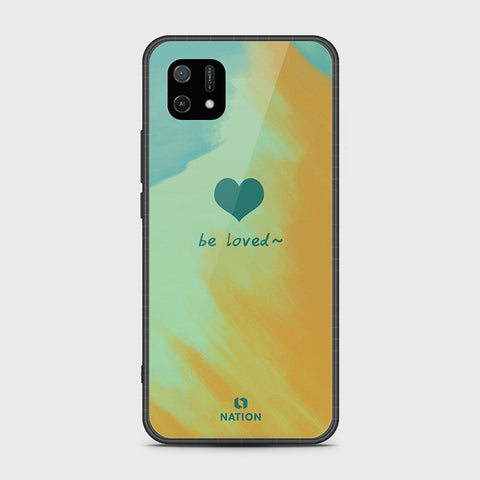 Oppo A16e Cover- Onation Heart Series - HQ Ultra Shine Premium Infinity Glass Soft Silicon Borders Case