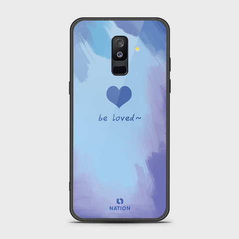 Samsung Galaxy A6 Plus 2018 Cover- Onation Heart Series - HQ Ultra Shine Premium Infinity Glass Soft Silicon Borders Case