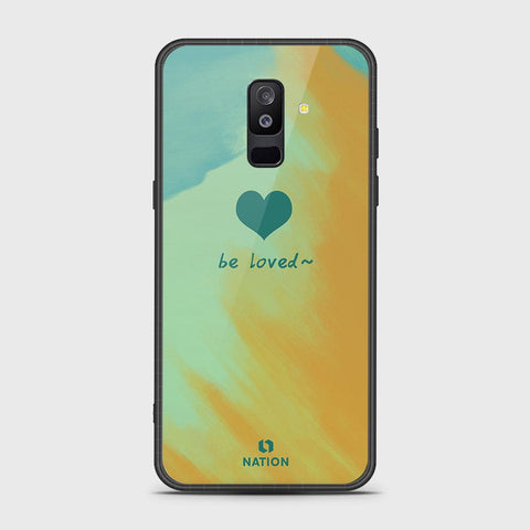 Samsung Galaxy A6 Plus 2018 Cover- Onation Heart Series - HQ Ultra Shine Premium Infinity Glass Soft Silicon Borders Case