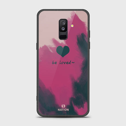 Samsung Galaxy A6 Plus 2018 Cover- Onation Heart Series - HQ Ultra Shine Premium Infinity Glass Soft Silicon Borders Case