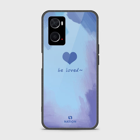 Oppo A76 Cover- Onation Heart Series - HQ Ultra Shine Premium Infinity Glass Soft Silicon Borders Case