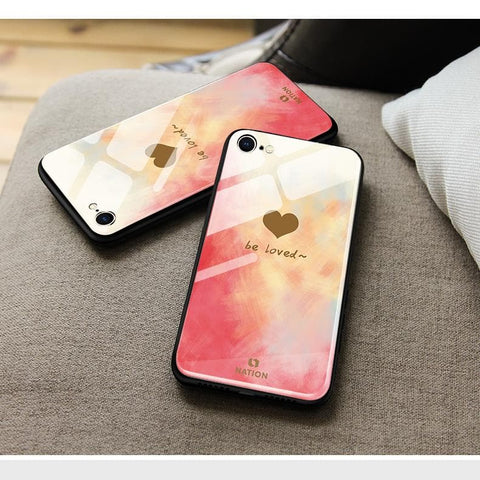 iPhone 12 Mini Cover - Onation Heart Series - HQ Ultra Shine Premium Infinity Glass Soft Silicon Borders Case