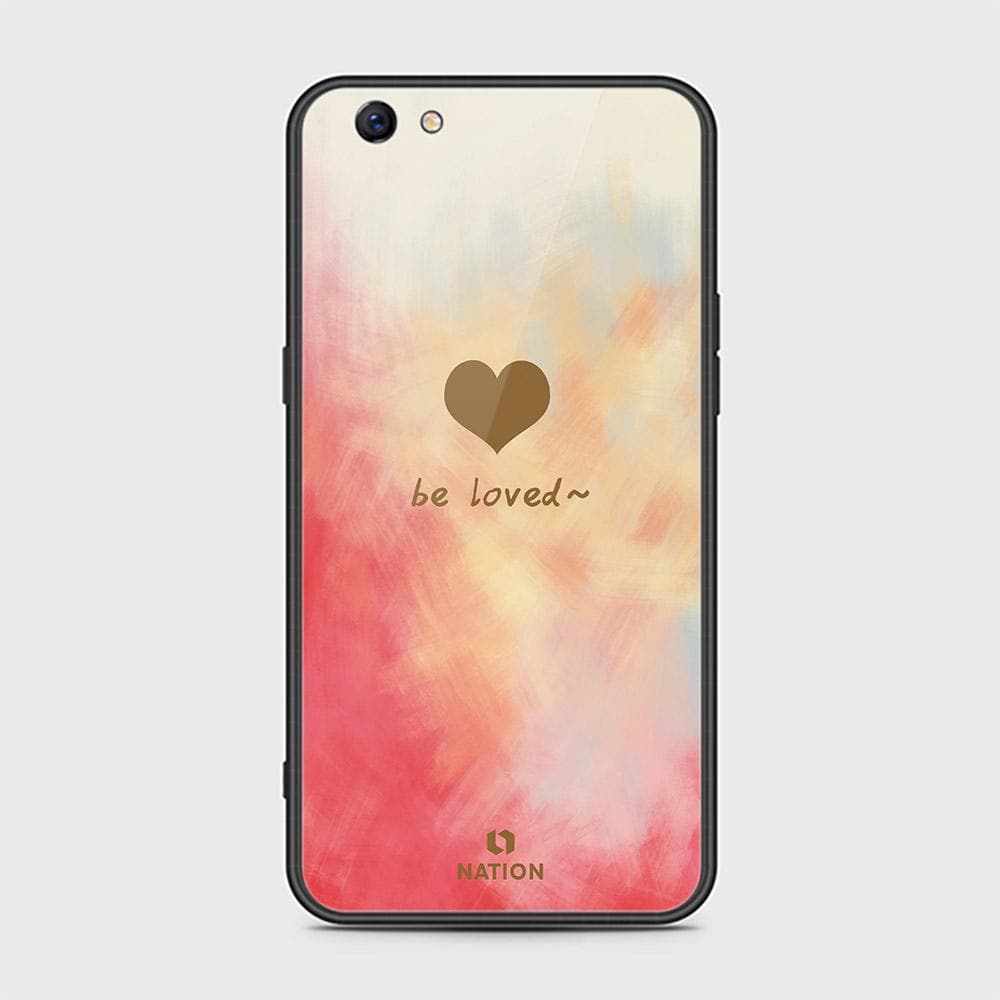 Oppo F3 Plus Cover - ONation Heart Series - HQ Ultra Shine Premium Infinity Glass Soft Silicon Borders Case