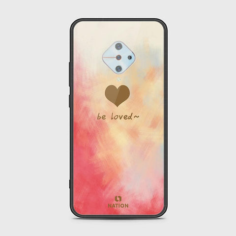 Vivo S1 Pro Cover - ONation Heart Series - HQ Ultra Shine Premium Infinity Glass Soft Silicon Borders Case