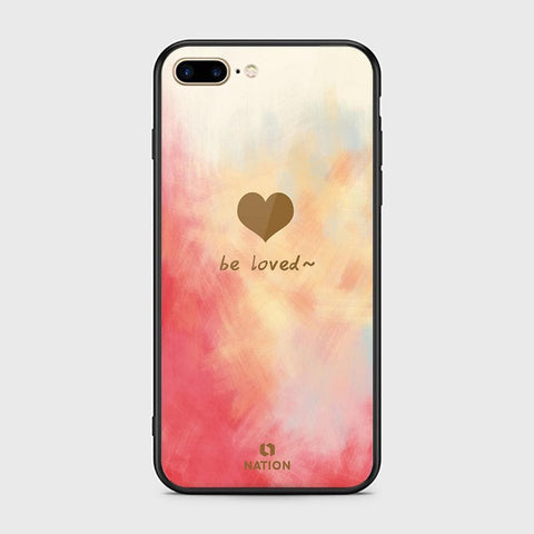 iPhone 7 Plus Cover - Onation Heart Series - HQ Ultra Shine Premium Infinity Glass Soft Silicon Borders Case