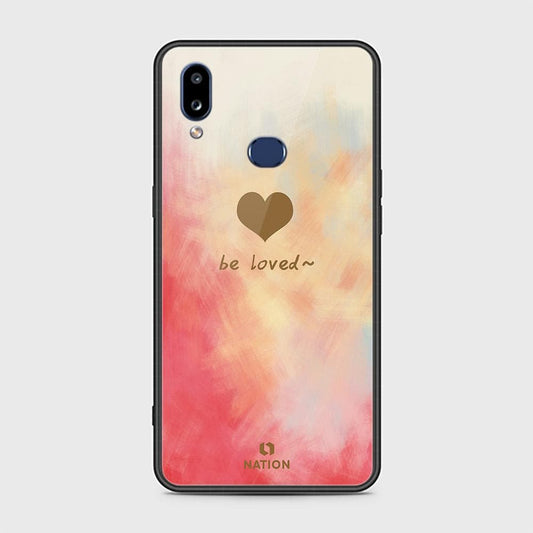 Samsung Galaxy A10s Cover - Onation Heart Series - HQ Ultra Shine Premium Infinity Glass Soft Silicon Borders Case