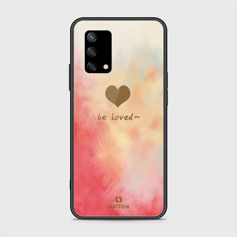 Oppo F19s Cover - Onation Heart Series - HQ Ultra Shine Premium Infinity Glass Soft Silicon Borders Case