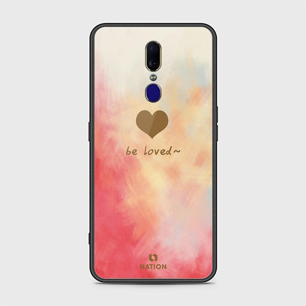 Oppo A9x Cover - Onation Heart Series - HQ Ultra Shine Premium Infinity Glass Soft Silicon Borders Case