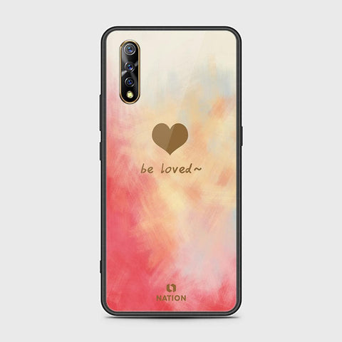 Vivo S1 Cover - Onation Heart Series - HQ Ultra Shine Premium Infinity Glass Soft Silicon Borders Case