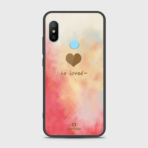 Xiaomi Redmi 6 Pro Cover - Onation Heart Series - HQ Ultra Shine Premium Infinity Glass Soft Silicon Borders Case