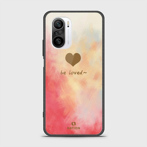 Xiaomi Redmi K40 Cover - Onation Heart Series - HQ Ultra Shine Premium Infinity Glass Soft Silicon Borders Case