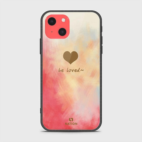 iPhone 13 Mini Cover - Onation Heart Series - HQ Ultra Shine Premium Infinity Glass Soft Silicon Borders Case