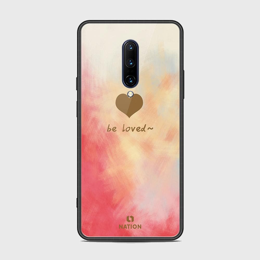 OnePlus 7 Pro Cover - Onation Heart Series - HQ Ultra Shine Premium Infinity Glass Soft Silicon Borders Case