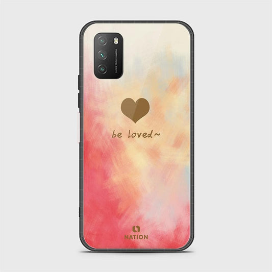 Xiaomi Redmi 9T Cover - ONation Heart Series - HQ Ultra Shine Premium Infinity Glass Soft Silicon Borders Case