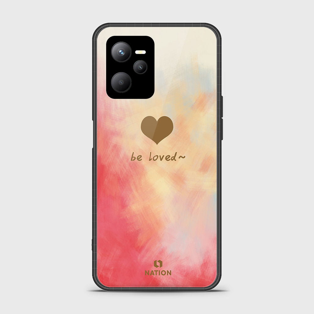 Realme Narzo 50A Prime Cover- Onation Heart Series - HQ Ultra Shine Premium Infinity Glass Soft Silicon Borders Case