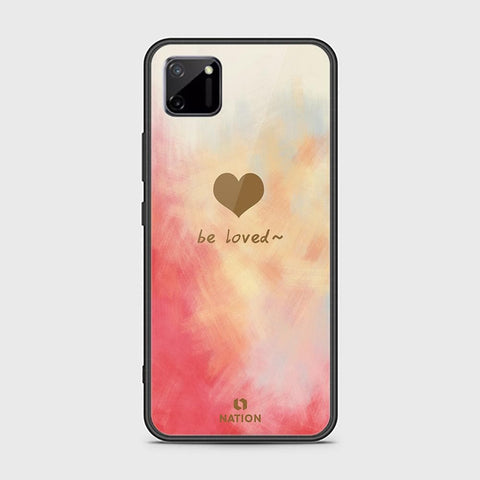 Realme C11 Cover - ONation Heart Series - HQ Ultra Shine Premium Infinity Glass Soft Silicon Borders Case