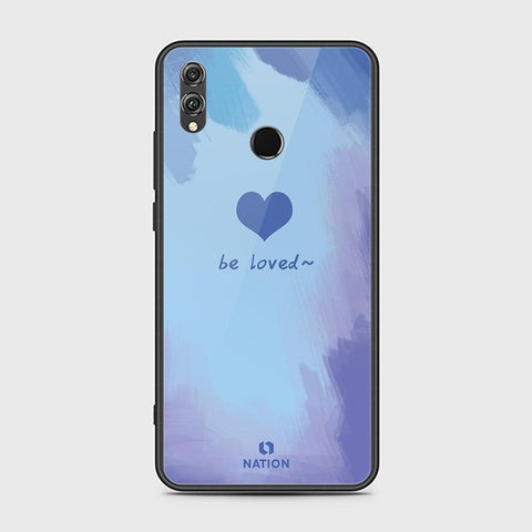 Huawei Honor 8X Cover - ONation Heart Series - HQ Ultra Shine Premium Infinity Glass Soft Silicon Borders Case