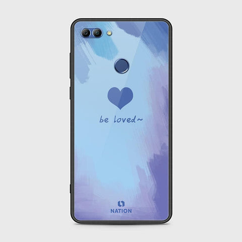 Huawei Y9 2018 Cover - ONation Heart Series - HQ Ultra Shine Premium Infinity Glass Soft Silicon Borders Case