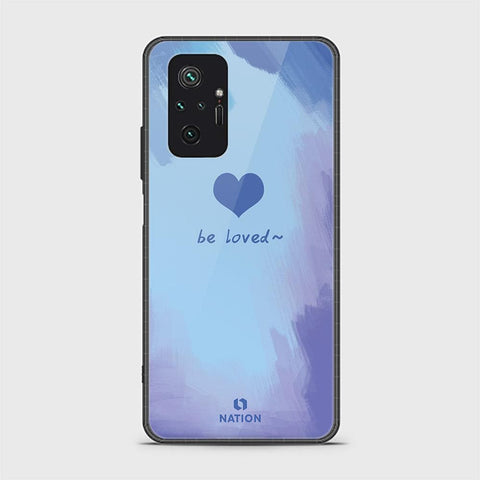 Xiaomi Redmi Note 10 Pro 4G Cover - ONation Heart Series - HQ Ultra Shine Premium Infinity Glass Soft Silicon Borders Case