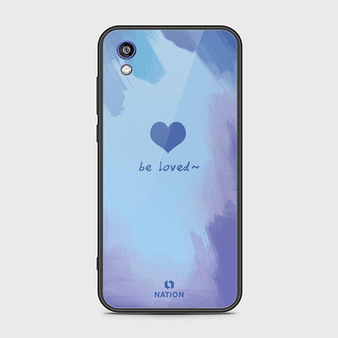 Honor 8S 2020 Cover - ONation Heart Series - HQ Ultra Shine Premium Infinity Glass Soft Silicon Borders Case