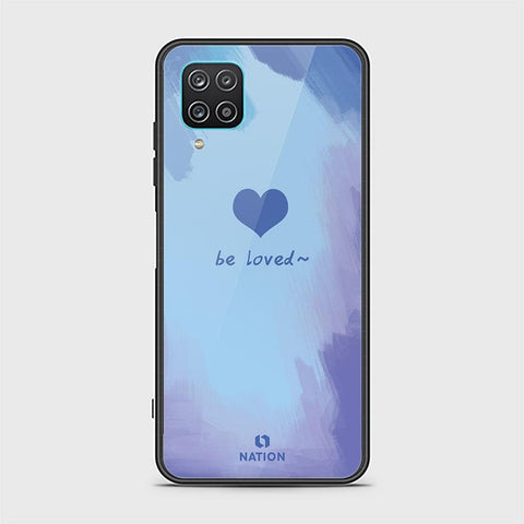 Samsung Galaxy A12 Cover - ONation Heart Series - HQ Ultra Shine Premium Infinity Glass Soft Silicon Borders Case