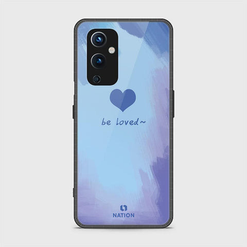 OnePlus 9 Cover - ONation Heart Series - HQ Ultra Shine Premium Infinity Glass Soft Silicon Borders Case