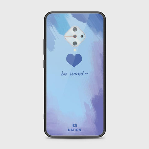 Vivo S1 Pro Cover - ONation Heart Series - HQ Ultra Shine Premium Infinity Glass Soft Silicon Borders Case