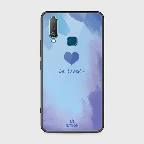 Vivo Y12 Cover - ONation Heart Series - HQ Ultra Shine Premium Infinity Glass Soft Silicon Borders Case