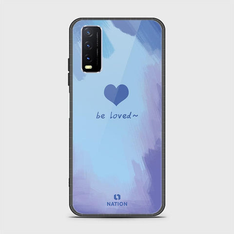 Vivo Y20s Cover - ONation Heart Series - HQ Ultra Shine Premium Infinity Glass Soft Silicon Borders Case