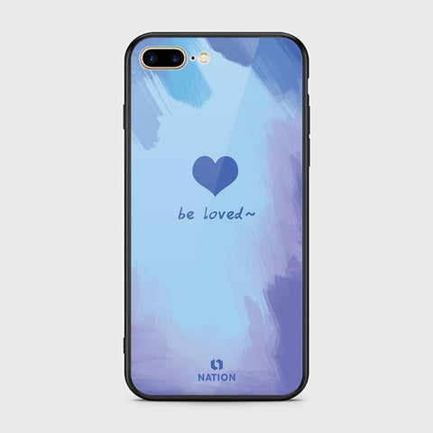 iPhone 7 Plus Cover - Onation Heart Series - HQ Ultra Shine Premium Infinity Glass Soft Silicon Borders Case