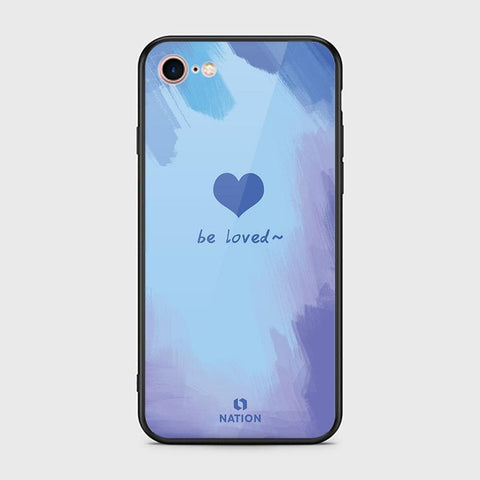 iPhone 8 / 7 Cover - Onation Heart Series - HQ Ultra Shine Premium Infinity Glass Soft Silicon Borders Case